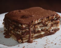 Pavê de chocolate simples e gostoso