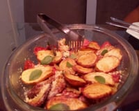 Calabresa com batata na panela de pressão