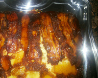 Bolo de banana caramelado