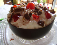 Bolo de caneca de forno