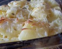 Mandioca gratinada