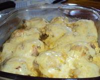 Coxinha da asa ao molho cremoso