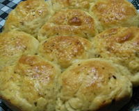 Pão de creme de cebola