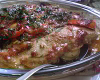 Filé de peixe ao forno