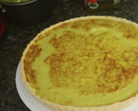 Quiche de ricota com requeijão