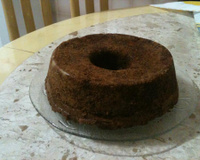 Bolo colonial de maçã e banana