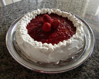 Bolo mousse de morango