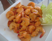 Camarão na pressão (no alho e óleo)