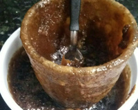 Bolo de caneca de chocolate