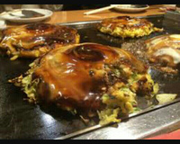 Okonomiyaki - Prato Típico de Osaka - Japão