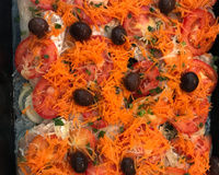 Filé de peixe ao forno