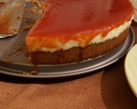 Torta cheesecake com ricota e goiabada