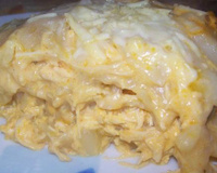 Lasanha de frango ao molho branco
