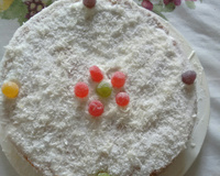 Bolo de coco recheio de coco