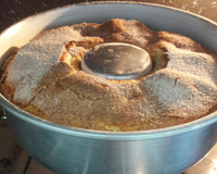 Bolo fofura de banana com canela