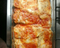 Berinjela à milanesa com molho