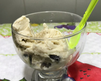 Sorvete de banana com passas do Lucio Cezar