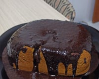 Bolo de cenoura na( máquina de pão)