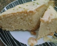 Bolo branco de liquidificador