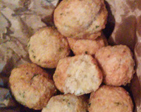 Bolinho de arroz simples da Valéria