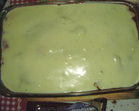 Lasanha ao molho bolonhesa e molho branco