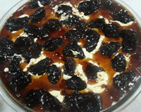 Torta de biscoitos com abacaxi