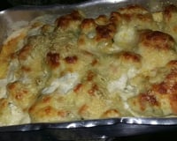 Couve-flor gratinada