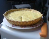 Quiche de abobrinha com creme