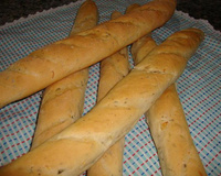 Baguete de Orégano, Azeite e Alho