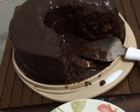 Bolo de chocolate no liquidificador