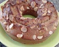 Bolo de banana, canela e castanha integral