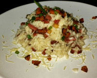 Risoto de linguiça