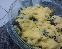 Gratinado de brócolis com couve-flor