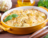 Couve-flor gratinada