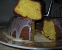 Bolo de laranja com casca