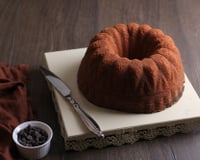 Bolo de banana e cacau