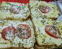 Lanche de pão de forma da Nane