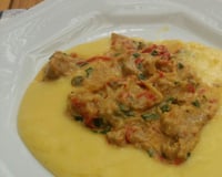 Filé mignon suíno com mostarda