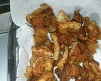 Panceta frita com alho