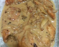 Peito de frango grelhado com requeijão