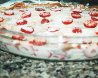 Torta sensação de morango