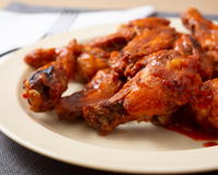 Buffalo wings (drumets picante) com molho blue cheese