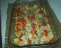 Risoles de macarrão com abobora e gorgonzola