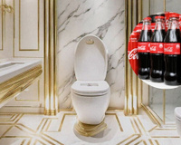 Responsável pela limpeza no Palácio de Buckingham revela: "A Coca-Cola é o meu ingrediente estrela para eliminar manchas difíceis do vaso sanitário"