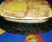 Lasanha com frango ao molho branco