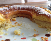 Bolo fubá cremoso com coco