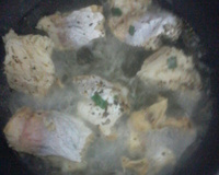 Pescada branca frita ao alho