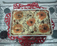 Pizza de pão de forma