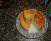 Bolo de fubá com trigo e flocao