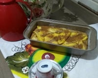 Bolo de banana da Ieda (sem açúcar, sem lactose e sem glúten)
